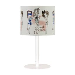 Lampă de masă GIRLS VIBES pentru fete, 1xE27/60W/230V Ø 18 cm
