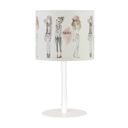 Lampă de masă GIRLS VIBES pentru fete, 1xE27/60W/230V, Ø 18 cm