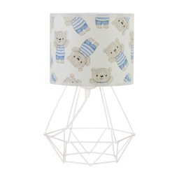 Lampă de masă pentru copii KIDS ROOM, 1xE27/60W/230V, Ø 18 cm, ursuleț