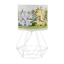 Lampă de masă pentru copii KIDS ROOM 1xE27/60W/230V Ø 18 cm, tematică junglă