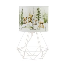 Lampă de masă pentru copii KIDS ROOM 1xE27/60W/230V, Ø 18 cm, cu animale