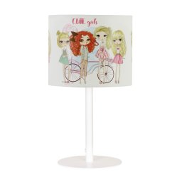 Lampă de birou pentru copii GIRLS VIBES 1xE27/60W/230V, Ø 18 cm, pentru fete