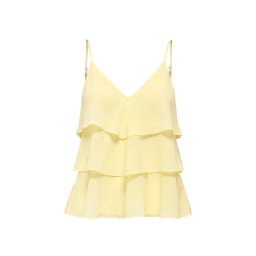ONLY Top Onllinn Life Flounce Singlet 15351364 12-0715 TCX double cream