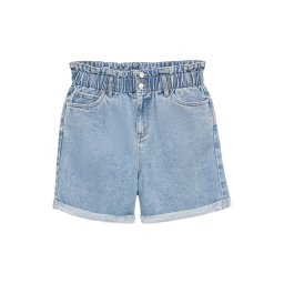 VERO MODA Bermude Vmlyra Hr Paperbag Mix 10307784 BS000053 light blue denim