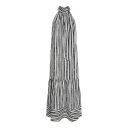 KARL LAGERFELD Rochie Maxi Cotton Stripe B2W13029 2ne black stripes