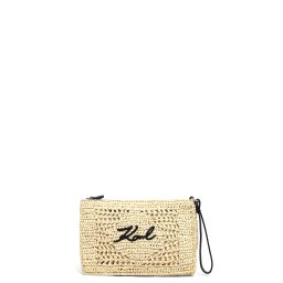 KARL LAGERFELD Geantă mică K/Signature Crochet Pouch B2W46076 106 natural