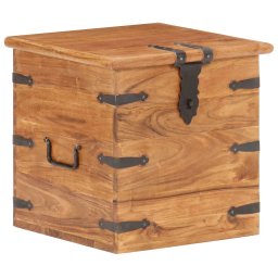Cufar, 40x40x40 cm, lemn masiv de acacia GartenMobel Dekor