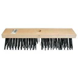 Perie stradala KART din otel 350x70 mm, fir 0,40 mm