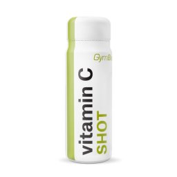 GymBeam Vitamina C shot 60 ml lămâie şi lime