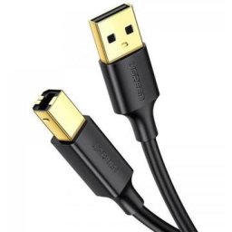 Cablu pentru transfer de date UGREEN US135, USB-A - USB-B, 480Mbps, 1m, Negru "20846