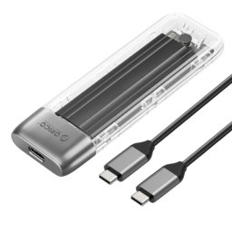 Rack extern SSD M.2 ORICO, 10Gbps, NVMe,USB-C, Gri