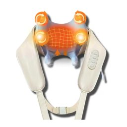 Aparat masaj cervical pentru relaxare musculara care Imita masajul uman functie incalzire