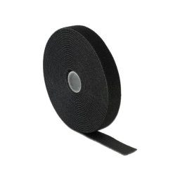 Delock Hook-and-loop fasteners L 10 m x W 20 mm roll black