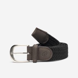 Curea golf împletită elastică și extensibilă Negru