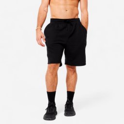 Pantalon scurt molton cu buzunare Negru ultra Bărbați
