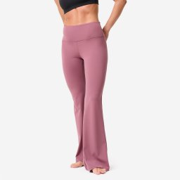 Colanți de yoga/pilates evazați, Mov, Damă