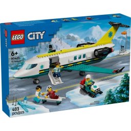 LEGO® City 60465 - Avion-ambulanta pentru urgente
