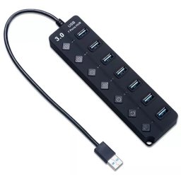 BLACKBIRD BH1374 USB 3.0 HUB 7 port negru