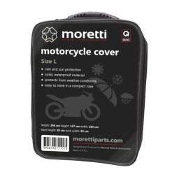 Prelata moto exterior, material impermeabil, 246cm x 104cm x 127cm, marime L