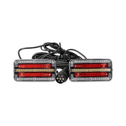 SET 2x lampă LED pentru remorcă 12m cablu LED/12-24V IP65