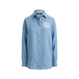 RALPH LAUREN Cămaşă Tissue Linen-Wvn 200P08913001 400 blue