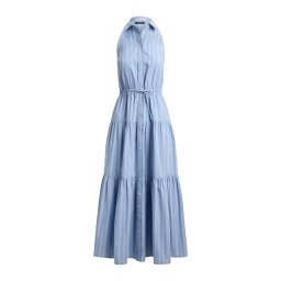 RALPH LAUREN Rochie Y/D 70S Broadcloth-Wvnes 200P08958001 400 blue