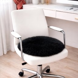 Blana naturata Miel Noua Zeelanda, perna de sezut , Miel Noua Zeelanda, 34cm, ultra moale, perna scaun - banca, Roz