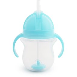 Munchkin Click Lock™ Tip & Sip ceasca cu pai cu greutăți Blue 6 m+ 207 ml