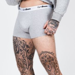 GymBeam Boxeri bărbați Essentials 3Pack grey S