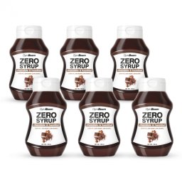 GymBeam ZERO SIROP Ciocolată cu alune 6 x 350 ml