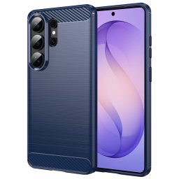 Husa de protectie Techsuit Carbon Silicone compatibil cu Samsung Galaxy S26 Ultra, Albastru