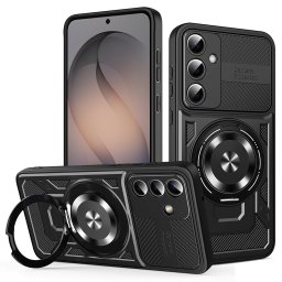 Husa de protectie Techsuit RuggedCam compatibil cu Samsung Galaxy S26, Negru