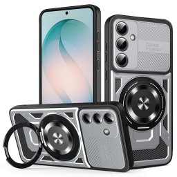 Husa de protectie Techsuit RuggedCam compatibil cu Samsung Galaxy S26 Plus, Gri