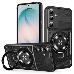 Husa de protectie Techsuit RuggedCam compatibil cu Samsung Galaxy S26 Plus, Negru