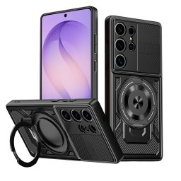 Husa de protectie Techsuit RuggedCam compatibil cu Samsung Galaxy S26 Ultra, Negru