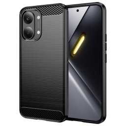 Husa de protectie Techsuit Carbon Silicone compatibil cu Xiaomi Poco X8 Pro Max, Negru