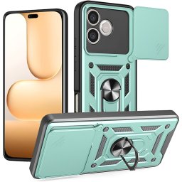 Husa de protectie Techsuit CamShield Series compatibil cu Honor 600 Lite, Verde