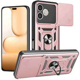 Husa de protectie Techsuit CamShield Series compatibil cu Honor 600 Lite, Roz Auriu