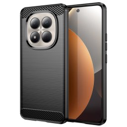 Husa de protectie Techsuit Carbon Silicone compatibil cu Xiaomi Redmi Note 15 Pro 5G, Negru