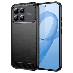 Husa de protectie Techsuit Carbon Silicone compatibil cu Xiaomi Poco F8 Pro, Negru