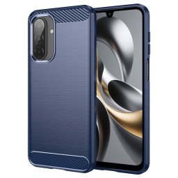 Husa de protectie Techsuit Carbon Silicone compatibil cu Samsung Galaxy A17 5G / A17 4G / M17 / F17, Albastru