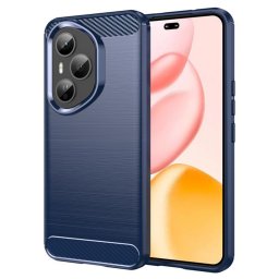 Husa de protectie Techsuit Carbon Silicone compatibil cu Honor 400 Pro, Albastru