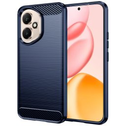 Husa de protectie Techsuit Carbon Silicone compatibil cu Honor 400, Albastru