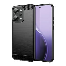 Husa de protectie Techsuit Carbon Silicone compatibil cu Oppo Reno14 Pro, Negru