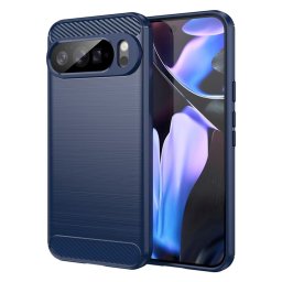 Husa de protectie Techsuit Carbon Silicone compatibil cu Google Pixel 10 Pro XL, Albastru