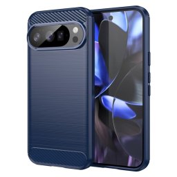 Husa de protectie Techsuit Carbon Silicone compatibil cu Google Pixel 10 / 10 Pro, Albastru