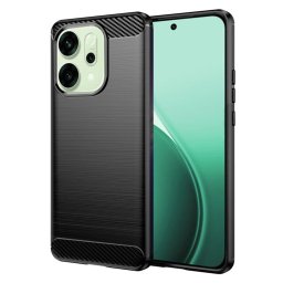 Husa de protectie Techsuit Carbon Silicone compatibil cu Oppo Reno14, Negru