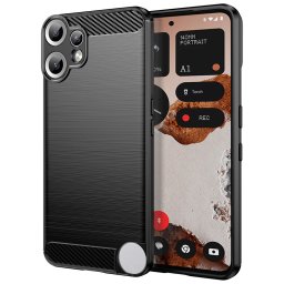 Husa de protectie Techsuit Carbon Silicone compatibil cu Nothing CMF Phone 2 Pro, Negru