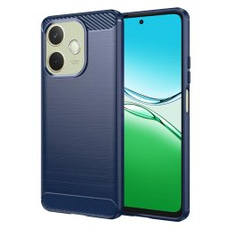 Husa de protectie Techsuit Carbon Silicone compatibil cu Oppo A5 Pro 4G / A5 Pro 5G, Albastru