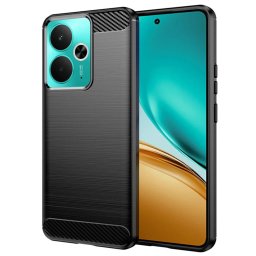 Husa de protectie Techsuit Carbon Silicone compatibil cu Realme 14 / Realme 14T / Realme P3 5G, Negru
